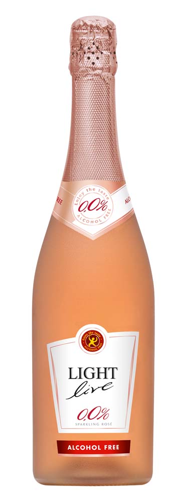 4001744049054 Light Live Sparkling 0,0% Rose alkoholfrei 0,75l