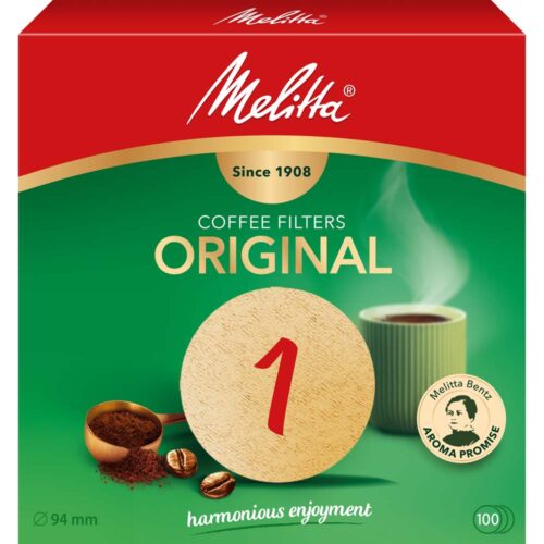 ohne 241036 4117-1024 4006508204335 xxxxxxx MEL FS 1-100 nb RUND Melitta Filtertüten Original Rundfilter 1/100 naturbraun 100St