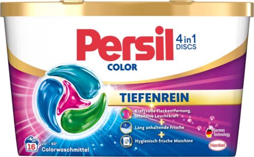 4015200035017_C1N1_S01_V01_PERSIL_4in1_Discs_16WL_Color_264g_PC16D_3089027_front-DE Persil Color 4in1 DISCS 16WL 264g