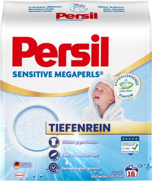 4015200035178_C1N1_S02_V01_PERSIL_Megaperls_16WL_Sensitive_1_04kg_PM16S_3069443_front-DE Persil Sensitiv Megaperls 16WL 1,04kg