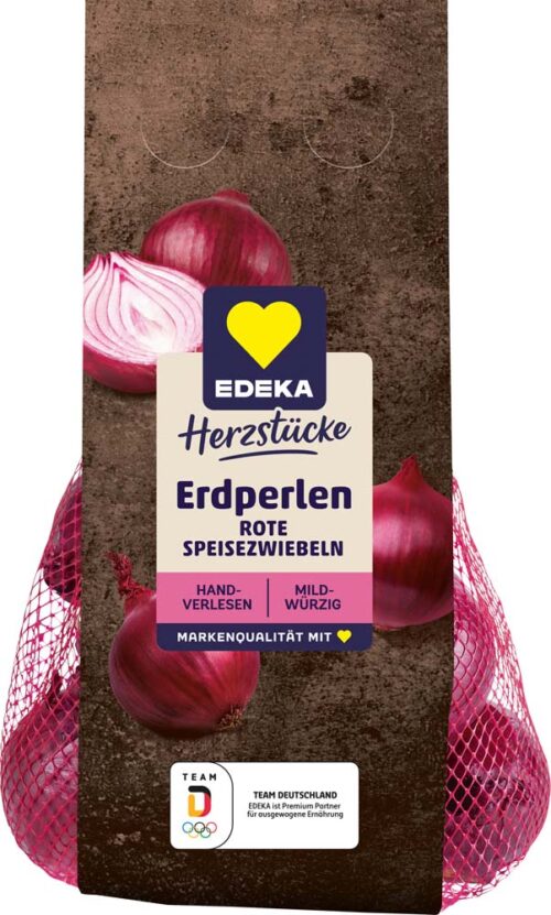 EDEKA Herzstücke Zwiebeln rot Packung 500g
