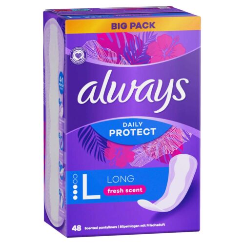 Always Daily Protect Long mit Frischeduft 48ST