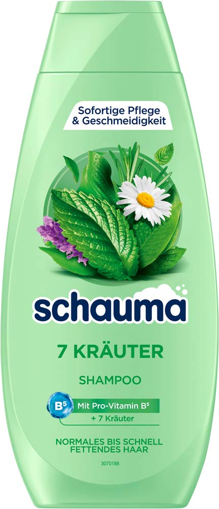 4015100890655_C1N1_S01_V01_SCHAUMA_SHP_7_Kraeuter_400ml_S45K6_3060476_front-DE Schauma Shampoo 7 Kräuter 400ml