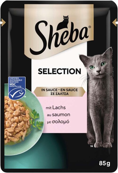 03065890096820_C1N1_s03_v01_5 Sheba Selection Lachs in Sauce 85g