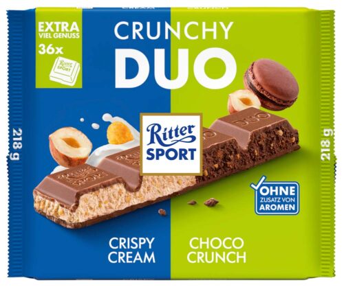 04000417663016_C1N1_s01_v01 Ritter Sport Crunchy Duo Tafel 218g