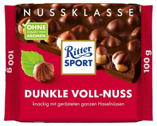 04000417670212_C1N1_s01_v01 Ritter Sport Nussklasse Dunkle Voll-Nuss 100g