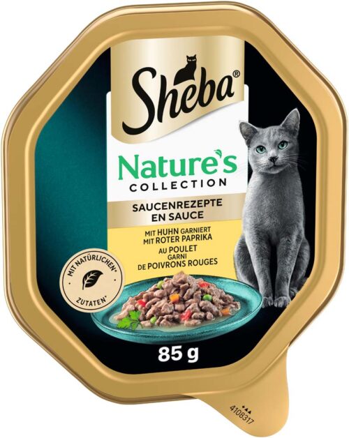 04008429142116_C1L1_s03_v01_5 Sheba Nature’s Collection Huhn in Sauce 85g