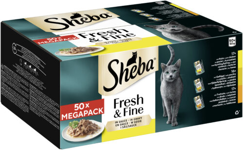 04770608260286_C1L1_s03_v01_5 Sheba Fresh & Fine Geflügel Megapack 50x50g