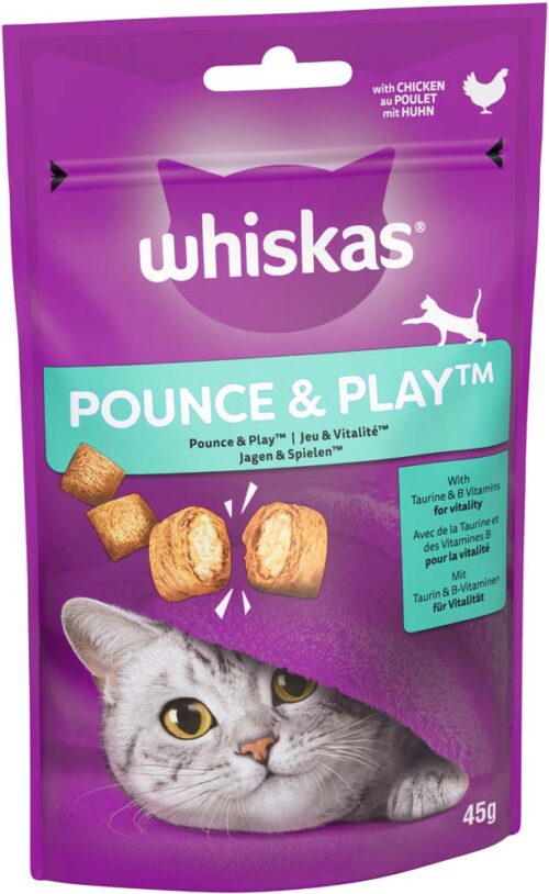 05998749145586_C1L1_s03_v01_5 WHISKAS® Pounce & Play Huhn 45g