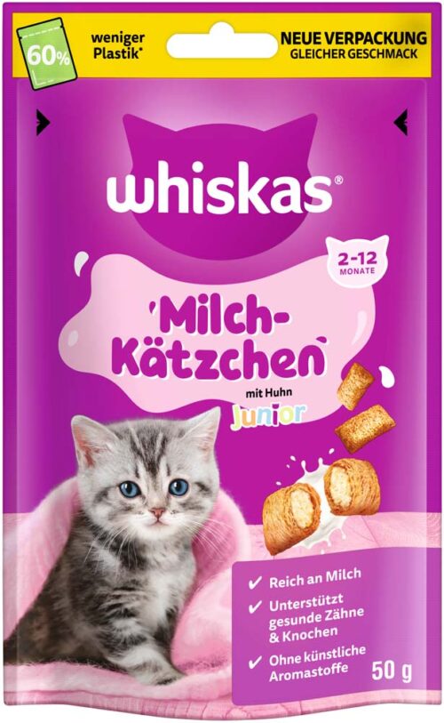 WHISKAS® Junior Milch-Kätzchen Huhn 50g