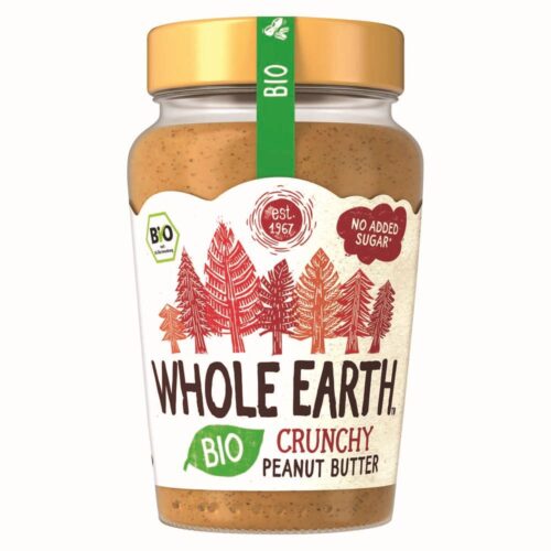 Whole Earth Bio Peanut Butter Crunchy 340g