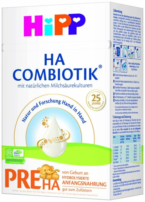 2123-03_303826_V5_05-26_re HiPP PRE HA COMBIOTIK Anfangsmilch von Geburt an 600 g