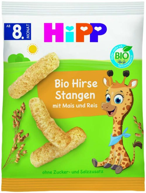 3564-05_V1_8-24 HiPP Hirse-Stangen mit Mais und Reis 30 g
