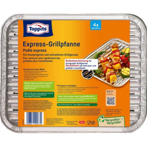 Toppits Express-Grillpfanne 4 St