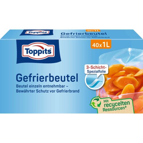 Toppits Gefrierbeutel 1 Liter 40 St