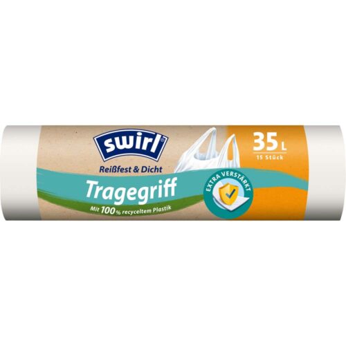 Swirl Tragegriff-Müllbeutel 35 Liter 15 St
