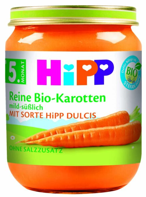 4010ET-J_V3_4062300020719 HiPP Bio Reine Karotten ab dem 5. Monat 125g