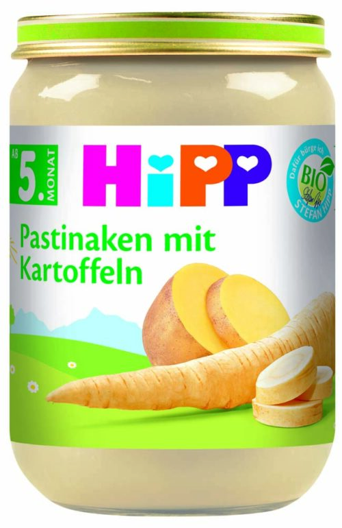 4170ET-M_V6_4062300055483 HiPP Bio Pastinaken mit Kartoffeln ab dem 5. Monat 190g