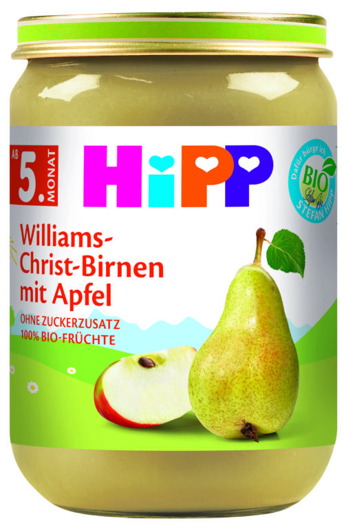 4300ET-I_V6_4062300290082.jpg HiPP Bio Williams-Christ-Birnen mit Apfel ab dem 5. Monat 190g