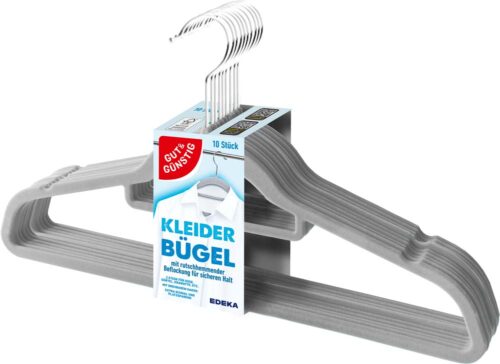 GUT&GÜNSTIG Kleiderbügel beflockt