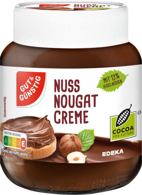 4311501099278_PER_web GUT&GÜNSTIG Nuss-Nougat-Creme 400g