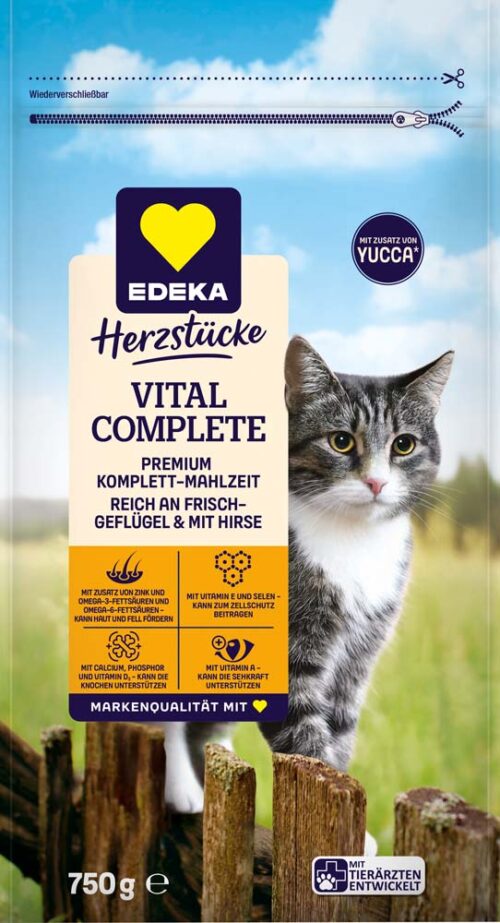 EDEKA Herzstücke Vital Complete reich an Frischgeflügel 750g