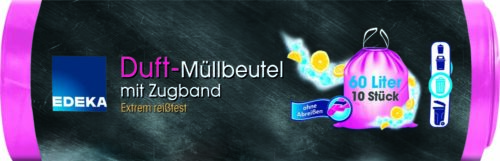 4311501407578_PER GUT&GÜNSTIG Duft-Müllbeutel mit Zugband 60 Liter 10 St