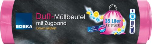 EDEKA Duft-Müllbeutel mit Zugband 35 Liter 12 St