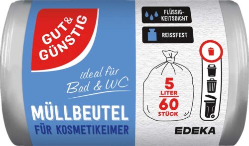 4311501526897_PER GUT&GÜNSTIG Kosmetikeimerbeutel 5 l 60 St