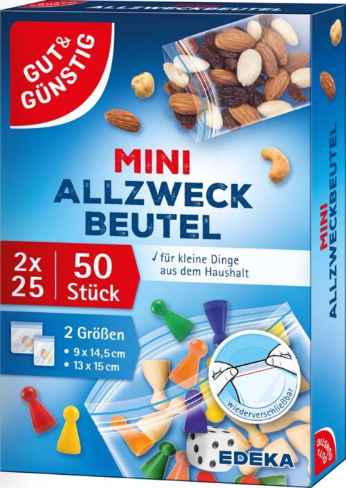 4311501566633_PER GUT&GÜNSTIG Mini Allzweckbeutel 50 St