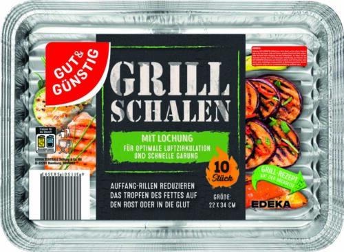GUT&GÜNSTIG Grillschalen 10 St