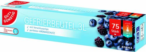 4311501593745_PER GUT&GÜNSTIG Gefrierbeutel 3 Liter 75 St