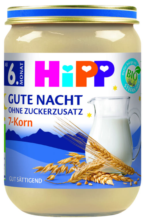 5516ET-D_V7_4062300265813.jpg HiPP Bio Gute Nacht 7-Korn ab dem 6. Monat 190g