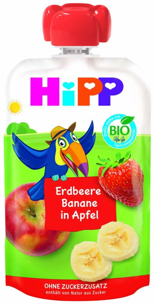 8521-01_E_GUA HiPP HiPPiS Erdbeere-Banane in Apfel ab 1 Jahr 100 g