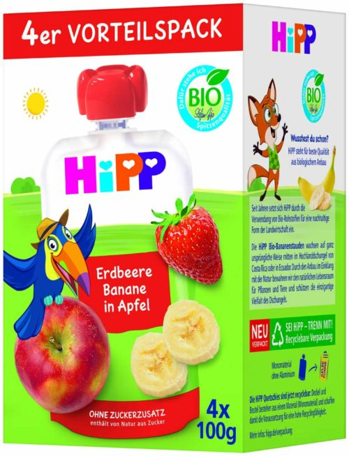 8533-01_FS-M_re HiPP Erdbeere in Banane in Apfel 4 x 100 g