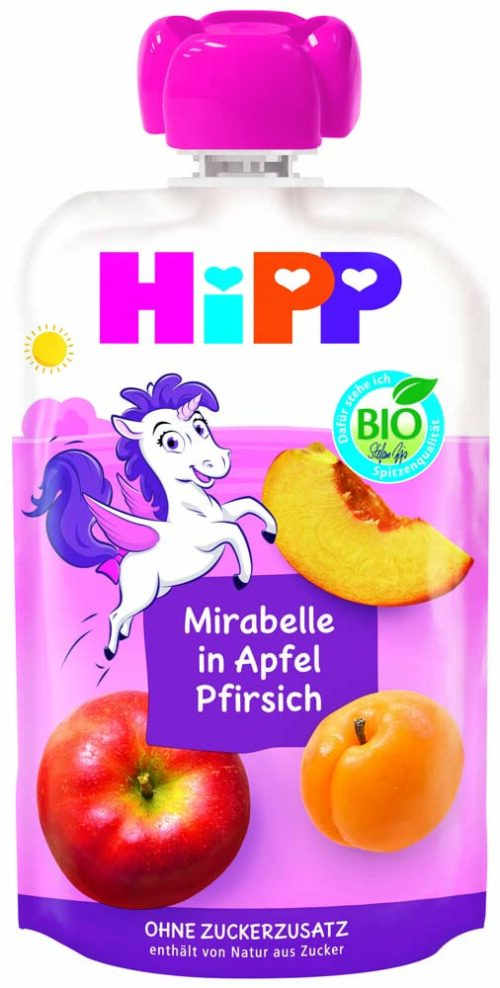 DA42506_C_GUA HiPP HiPPiS Mirabelle in Apfel-Pfirsich ab 1 Jahr 100 g