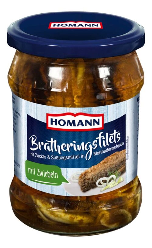 HOMANN_Bratheringsfilets_460g Homann Bratheringsfilet mit Zwiebeln 460 g