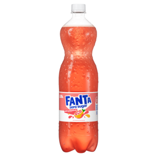 Fanta Pink Grapefruit Zero Sugar 1,25 l