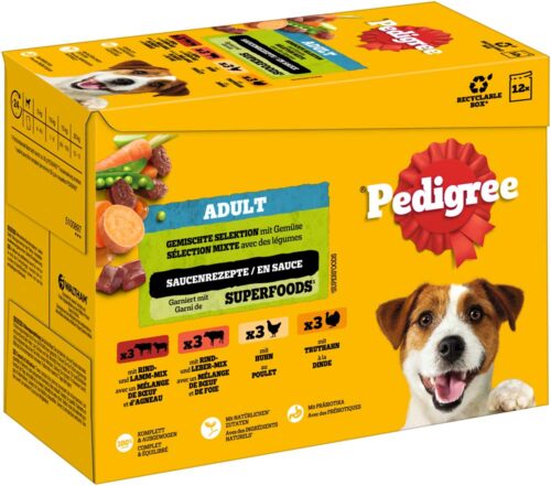 03065890159815_C1L1_s02_v01_5 Pedigree Gemischte Selektion mit Gemüse in Sauce 12 × 100 g