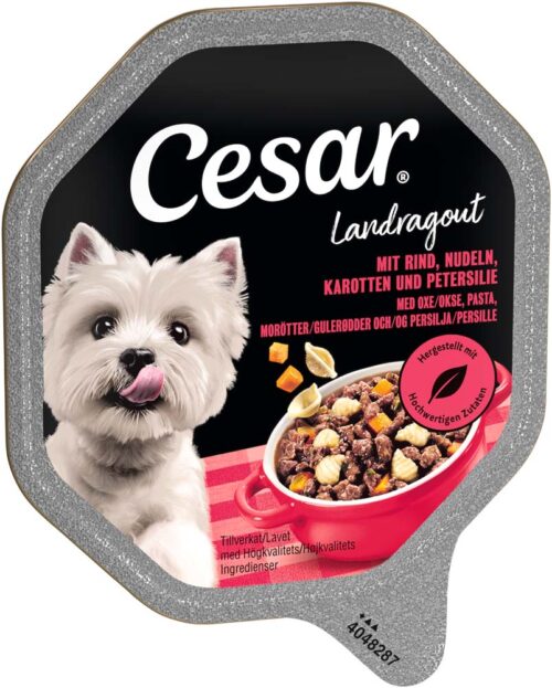 04008429052187_C1L1_s01_v01_5 Cesar Landragout Rind, Nudeln & Karotten in Sauce 150 g