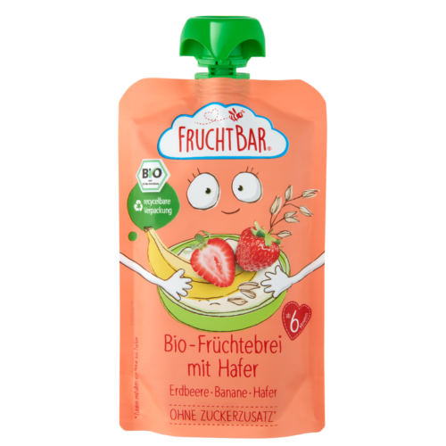 4260133232501-3271-fb-fruechtebrei-mit-hafer-bio-erdbeere-banane-hafer-VS-quad FruchtBar Bio Früchtebrei Erdbeere, Banane & Hafer 120 g