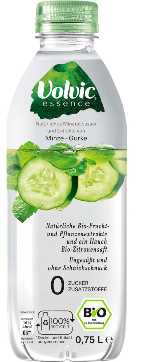 Volvic Bio Minze Gurke 0,75l