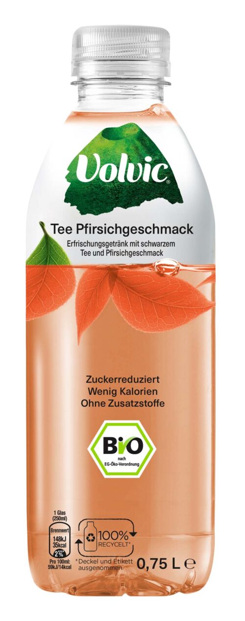 Volvic Bio Tee Pfirsich 0,75l