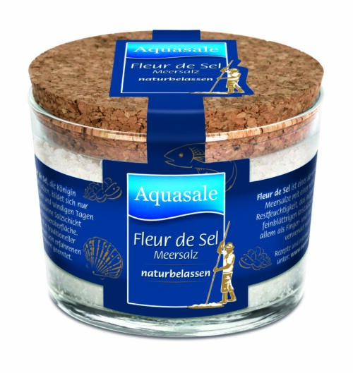 Aquasale Meersalz Fleur de Sel 125g