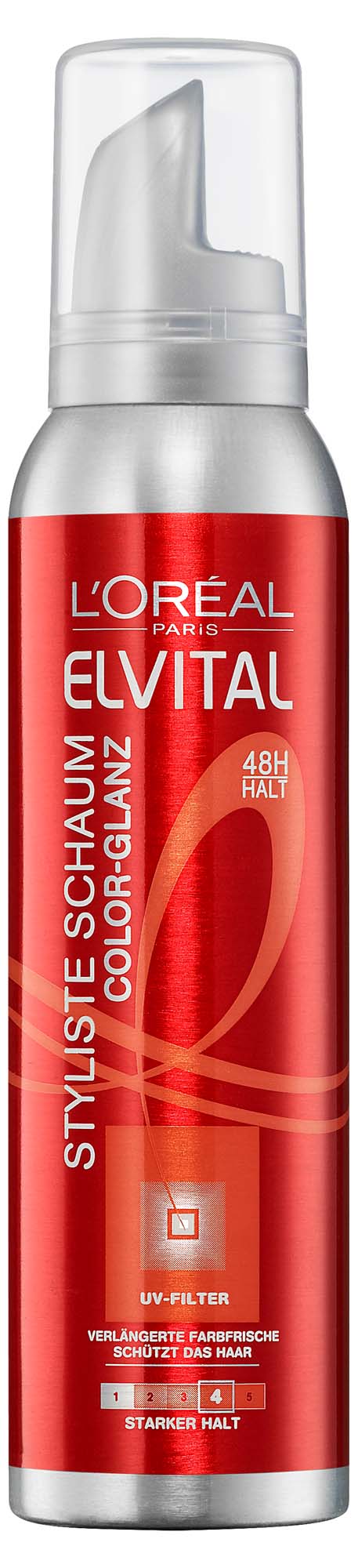Elvital Schaumfestiger Styliste Color-Glanz 150ml