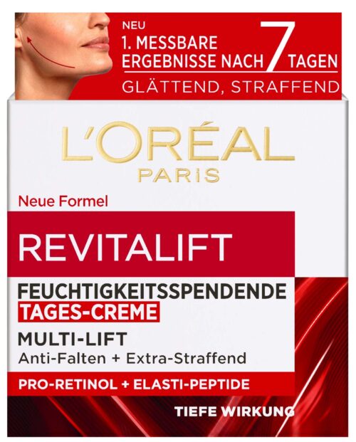 L'Oréal Paris RevitaLift Feuchtigkeitsspendende Tages-Creme Multi-Lift 50ml