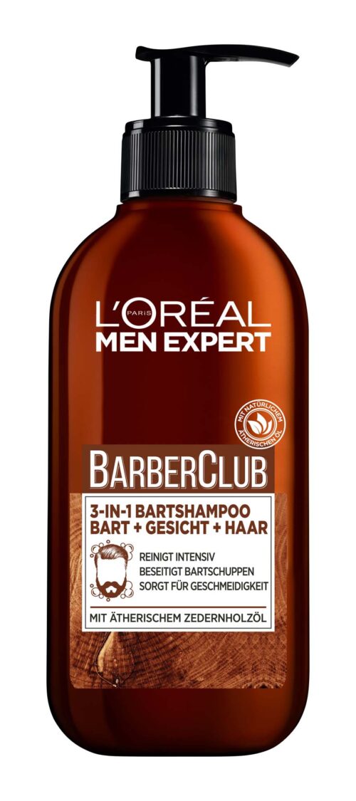 L'Oréal Paris Men Experts Barber Club Bart & Gesichtshampoo 200ml
