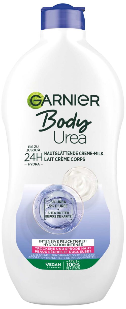 Garnier Body Urea 24H Hautglättende Creme-Milk 400ml
