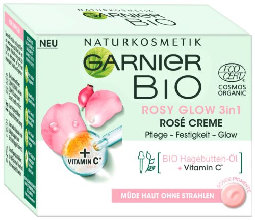 Garnier Bio Rosy Glow 3in1 Rosé Creme 50ml