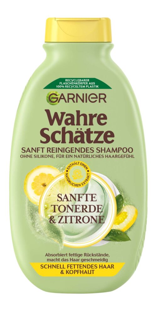 Garnier Wahre Schätze Sanft Reinigendes Shampoo Tonerde & Zitrone 250ml